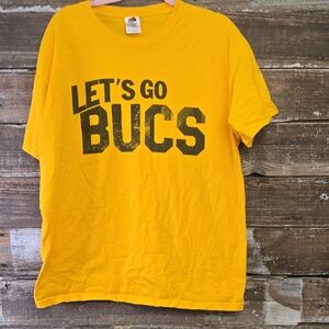Mens "LETS GO BUCS" TShirt. Size XL